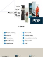 Content Marketing Plan Template