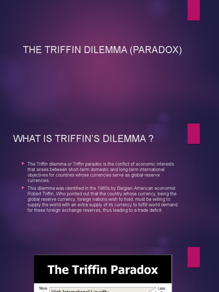 Triffin's Paradox | PDF | International Finance | Money