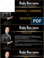 LEARNING AND EARNING WITH BADA BUSINESS