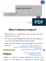 Design For Fatigue Lecture Three: Lect. Dr. Hind B. Al-Attraqchi 2020-202