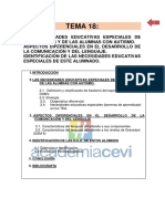 TEMA 18 Audición y Lenguaje. Opo 22 2