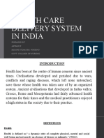 Health Care Delivery System in India: Prepared by Aswani P Second Year MSC Nursing Govt. College of Nursing