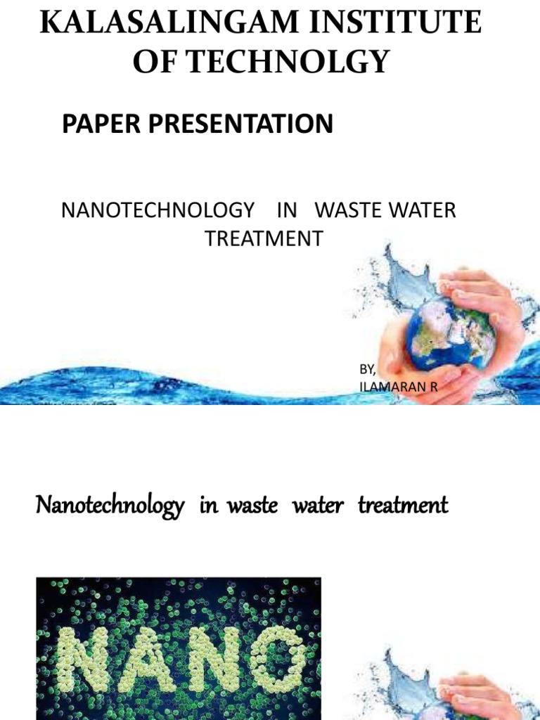 Nanotechnology in Wastewater Treatment | PDF | Nanotechnology | Water ...