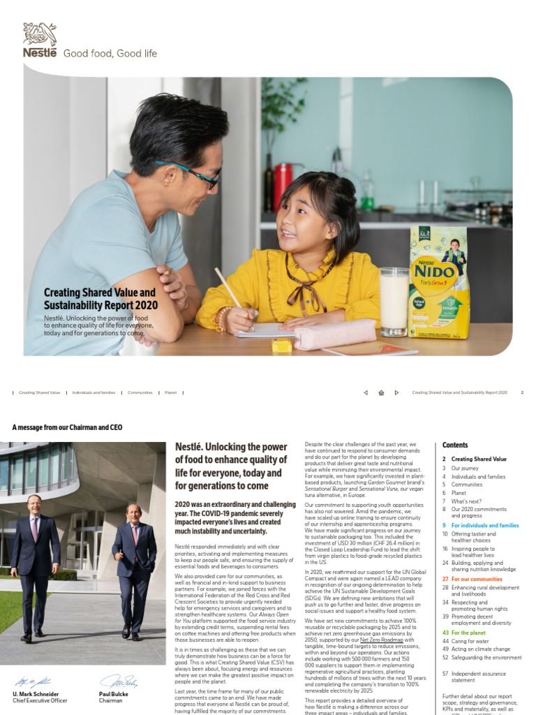 CREATING SHARED VALUE AND SUSTAINABILITY REPORT 2022 visual data 3