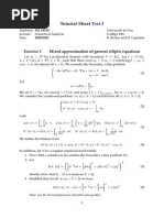 Tutorial Sheet: Test 3