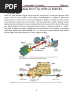 Drive Axle Shafts and CV Joints