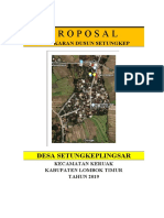 Proposal Pemekaran Dusun Montong Waru Do
