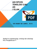Integrasi Dan Intuisi Dalam Epistemologi Ilmu Pengetahuan Pendidikan Islam