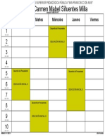 Horario Ix-Desarrollo Del Pensamiento