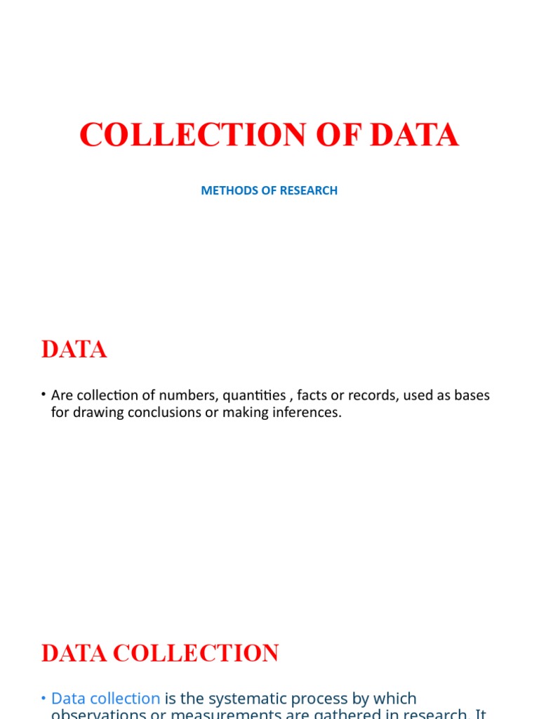 Data Collection Methods Explained | PDF | Validity (Statistics) | Data