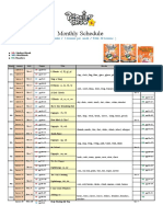 Phonics Show 4 - Monthly Schedule