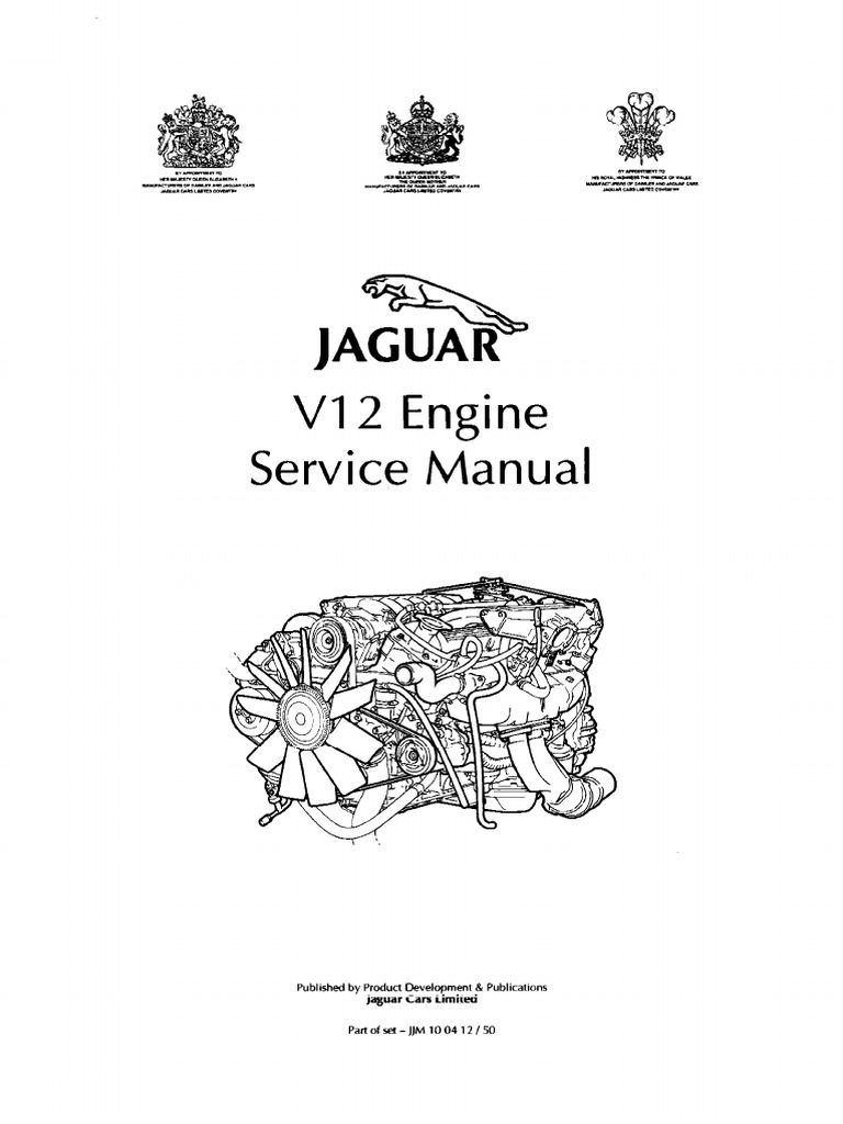 Jaguar - V12 Engine, Service Manual Jhm1145 | PDF
