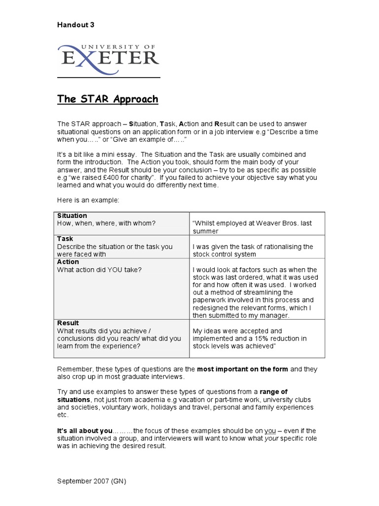 Mastering the STAR Interview Technique | PDF | Business