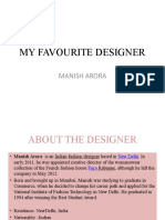 My Favourite Designer: Manish Arora