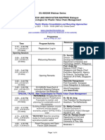 Agenda Programme EU - ASEAN Plastic Webinar Series 4