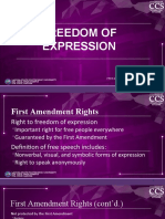 Freedom of Expression: Prepared By: Maria Laureen B. Miranda