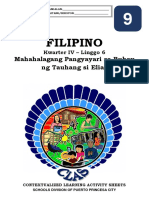 Filipino9 q4 CLAS6 Mahahalagang Pangyayari Sa Buhay NG Tauhang Si Elias v1 Eva Joyce Presto