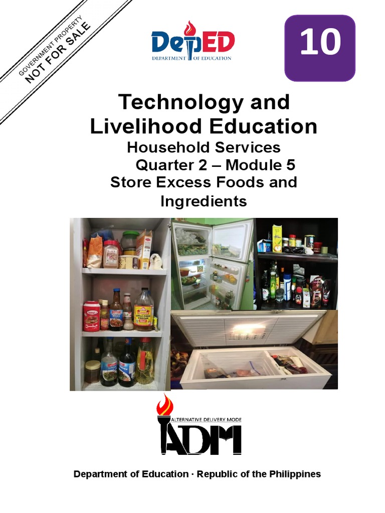 TLE 10 HE HS Q2 Mod5 Storing Excess Foods and Ingredients Version 3 25 ...