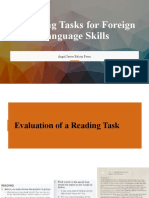 Designing Tasks For Foreign Language Skills: Ángel Javier Falcón Pérez