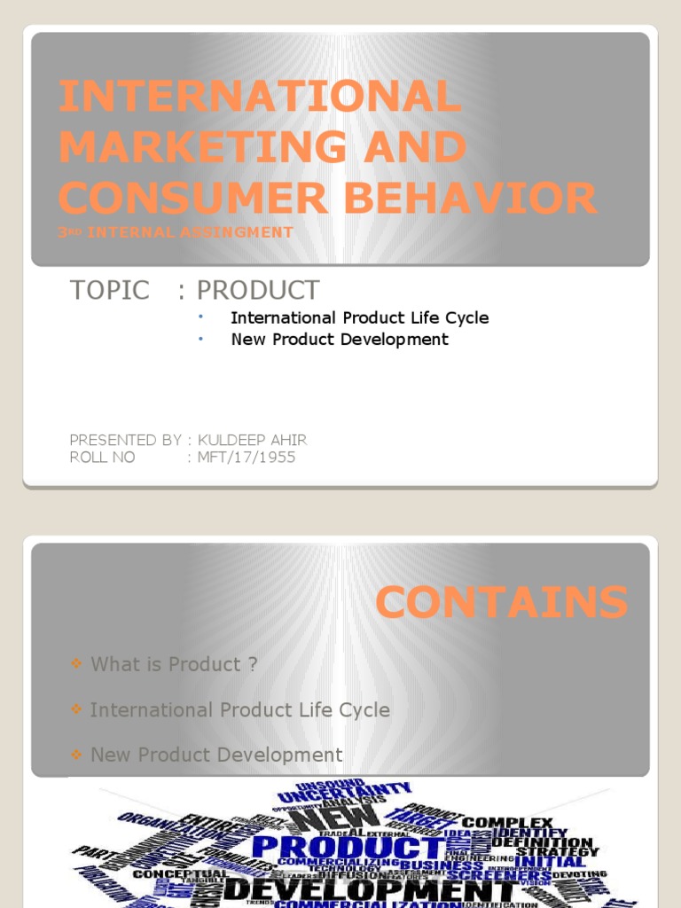 International Marketing and Consumer Behavior | PDF | New Product ...