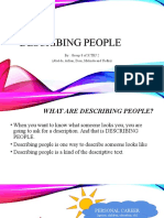 Describing People