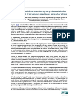 Falsos Perfiles de Bancos en Instagram y Cómo Criminales Están Utilizando El Scrapping de Seguidores para Robar Dinero