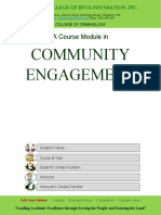 Community Engagement Module