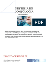 Anestesia en Odontología