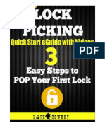 Lock Picking Quick Start Guide