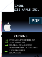 Marketingul Companiei Apple Inc