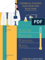 Chemical Change Equation Reaction