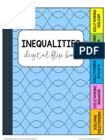 Inequalities Digital Flip Book