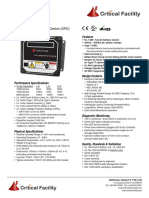 Sps Hds Series: Type 1 Surge Protective Device (SPD)