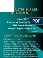 s2 Ue 39 Generalites Sur Les Medicaments DR Diop 06 02 17