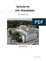 Broschüre Schule Im Bezirk Wandsbek