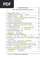 M.sc. Physics PHY - 403 (A) Renewable Energy Sources