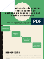 Tipos Funcionales de Plantas Como Estimadores de Carbono en Bosque Seco Del Caribe Colombiano