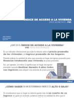 Indice Acceso a La Vivienda - 28 Agosto 2019