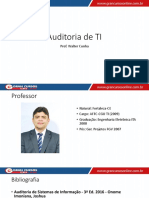 Auditoria de TI: Prof. Walter Cunha
