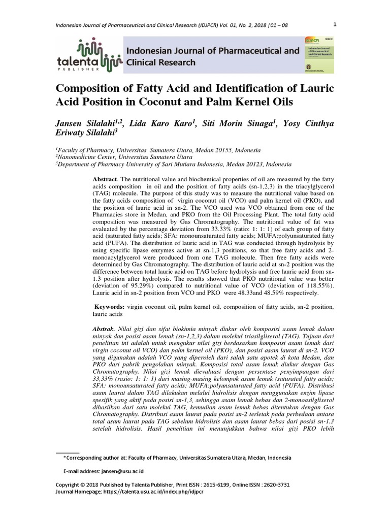 605-Article Text-1844-6-10-20190507 | PDF | Coconut Oil | Fat