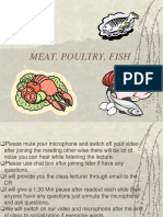 Meat, Poultry, Fish