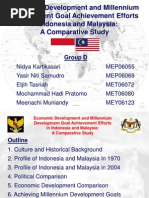 Download Economic Development and MDG Achievement Efforts in Indonesia and Malaysia by hadipratomo SN51352036 doc pdf
