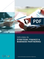 Diploma In: Strategic Finance & Business Partnering