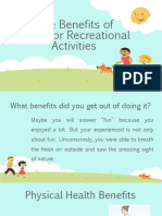 The Benefits of Outdoor Recreational Activities