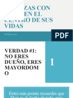 Finanzas Con Jesús en El Centro de Sus Vidas