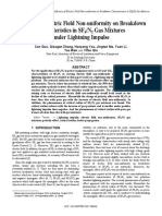 Influence of Electric Field Variations on SF6/N2 Gas Mixture Breakdown