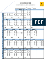 Lista de Cotejo 25 - 29 Mayo