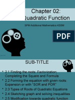 KSSM F4 C2 Quadratic Functions