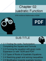 Quadratic Functions and Graphs