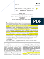 Khan, Lewis, Singh - 2009 - Dynamic Customer Management and The Value of One-to-One Marketing
